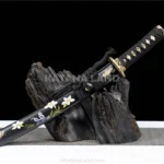 Tsuzumi no Tachi katana with Damascus steel blade