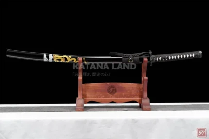 Ryūgan Katana with Damascus steel blade