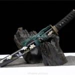 Kaze no Kurogane Katana with Damascus steel blade