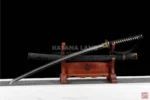 Black Katana Swords with Hamon