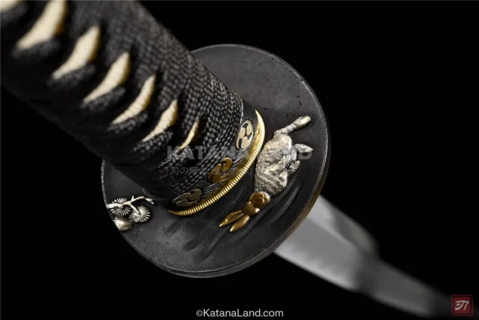 High-Quality Damascus Steel Katana