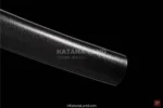Stunning Black Blade Katana with Distinct Hamon