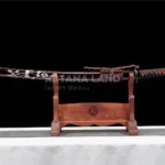 Crimson Jade Katana with T10 Steel Blade