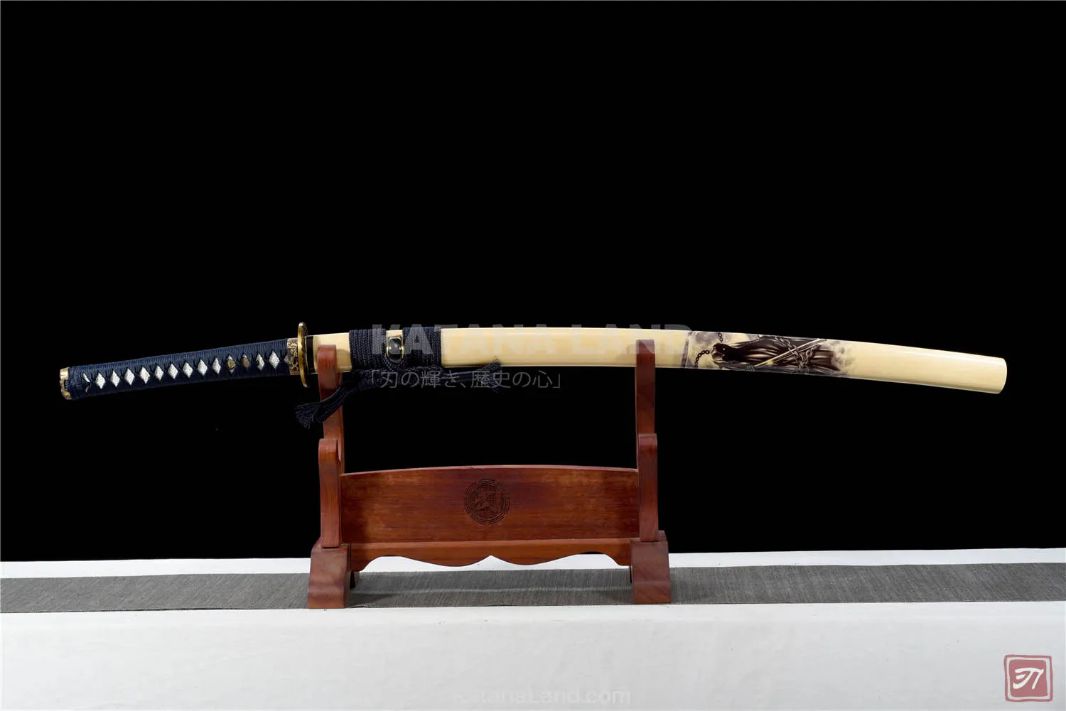 Shinigami Blade Katana with Damascus steel blade