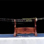 Aoi Yūrei Katana - Black Medium Carbon Steel