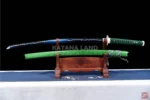 Green Samurai Katana with Unique Design