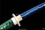 Handcrafted Emerald Blade Samurai Sword