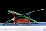 Stunning Green Blade Samurai Sword