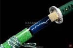 Traditional Samurai Sword with Green Finish