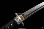 Traditional samurai katana with BO-HI and Hamon