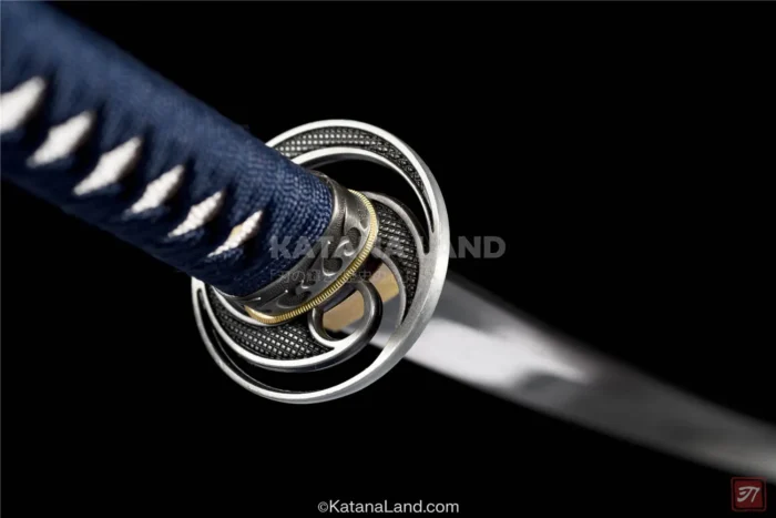 Authentic katana sword with Hamon pattern