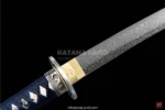 Damascus steel katana for collectors