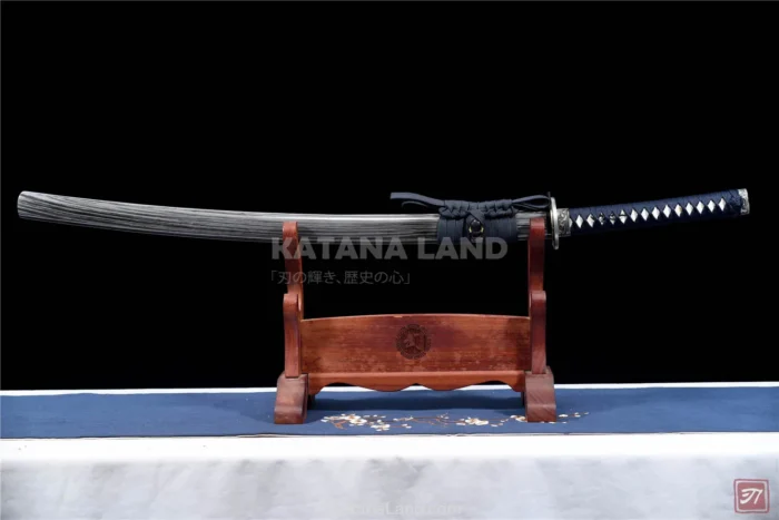 Kageyami katana with Damascus steel blade