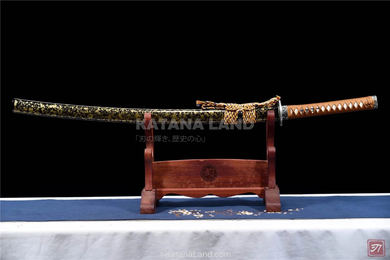 Tachikaze samurai katana with spring steel blade