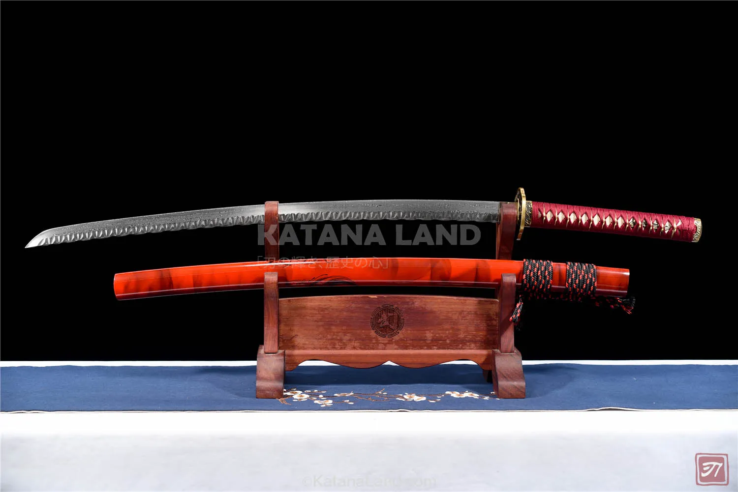 Orange Hamon samurai katana