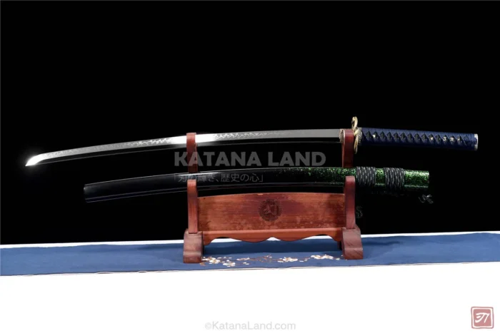 Gold Samurai Katana with Hamon