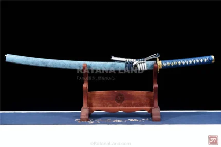 Kumo no Yūgure Katana with Damascus steel blade