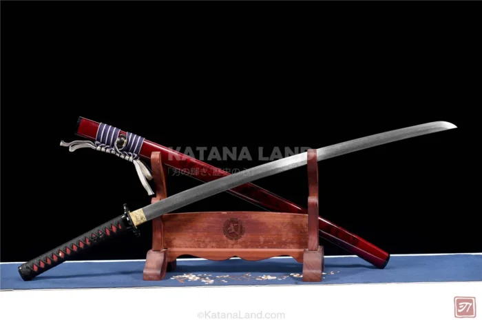 Handcrafted Damascus steel katana