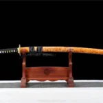Ryūrin no Ken Katana with Damascus steel blade