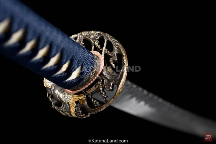 Yoru no Hoshi black katana with durable blade