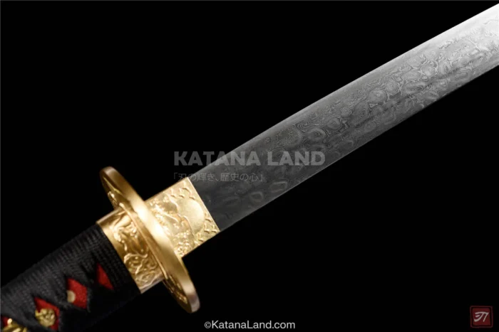 Yamashiro no Haru Damascus katana for collectors