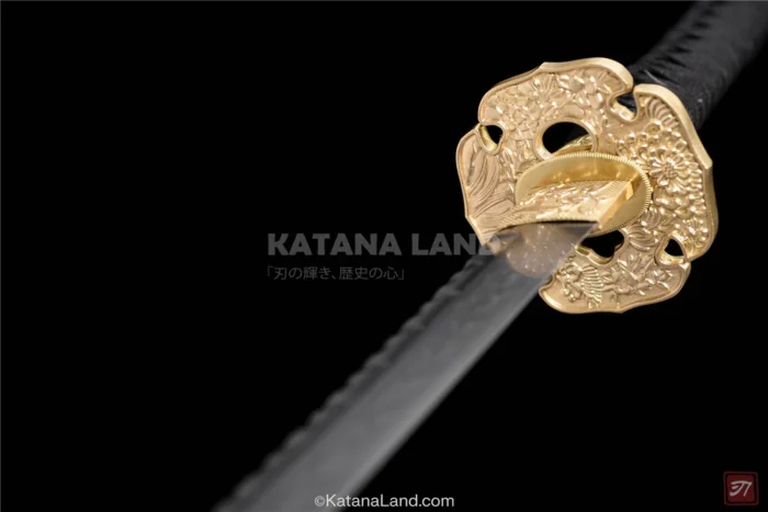 Authentic Japanese Katana with Bronze Features