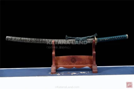 Oniha Hōkai Katana with Damascus steel blade