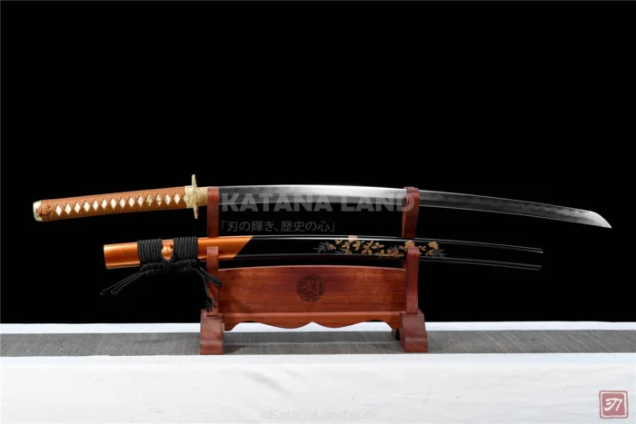 Gold Kaze no Tsuki samurai katana