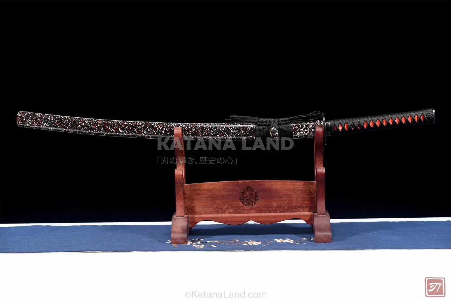 Coral Katana with High-Speed Steel Blade