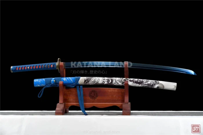 White Samurai Katana featuring BO-HI