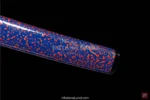 Authentic Japanese katana with distinctive Hamon features