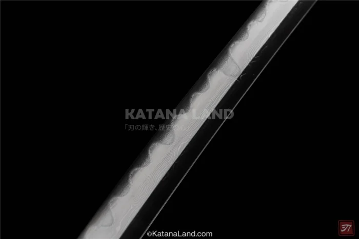Stunning purple katana sword with exceptional craftsmanship