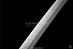 Beautiful red katana sword with durable blade