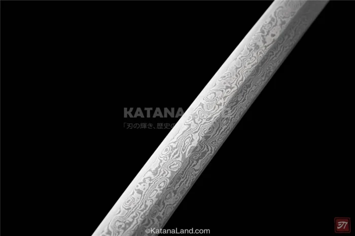 Beautiful red katana sword with durable blade