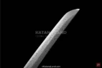 Handcrafted Mokushin Blade katana in vibrant red