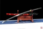 High-quality Damascus steel katana for collectors