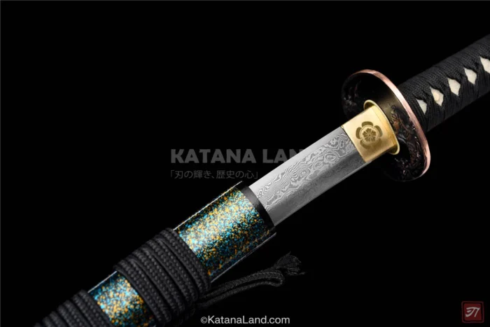 Striking red katana perfect for display