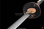 Black Damascus steel Katana for martial arts