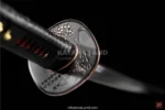 Damascus steel Ink Scar Katana for collectors