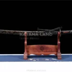 Ink Scar Katana with Damascus steel blade