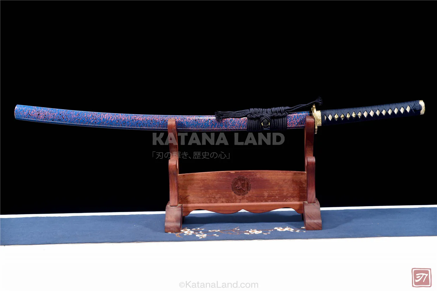 Blue Demon Katana with T10 Steel blade