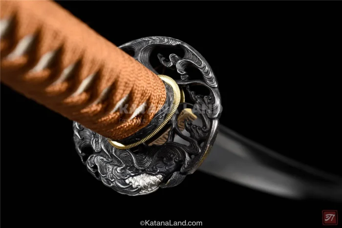 Handcrafted Samurai Katana with Hamon