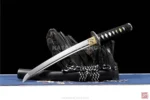Black Samurai Katana with BO-HI Feature