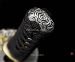 Premium Black Kuro Samurai Katana for Martial Arts