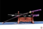 Black samurai katana