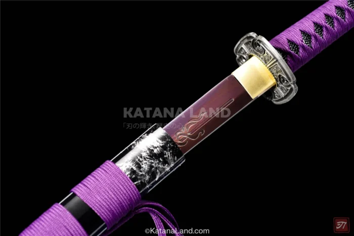 Samurai sword with medium carbon steel