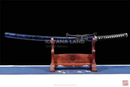 Ryūjin Kuramune katana with Damascus steel blade