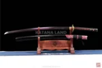 Red Samurai Katana with Unique Design