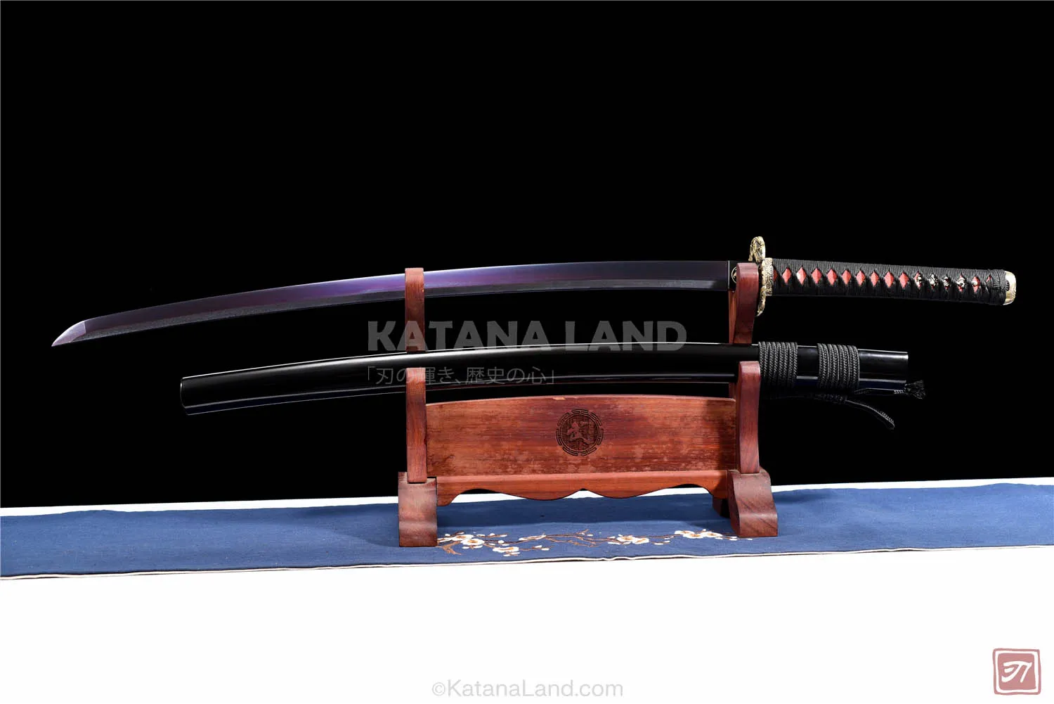 Black Samurai Katana with Unique Design