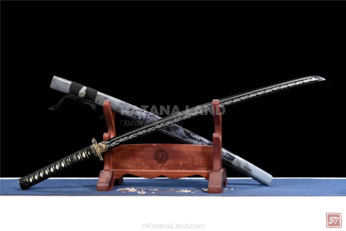 Elegant Silver Katana for Collectors